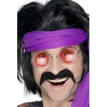 Fausse moustache années 70 "happy tash"